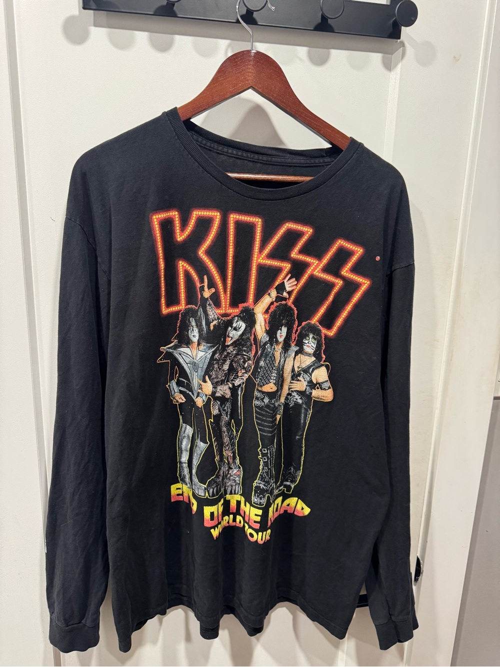 Kiss End of The Road World Tour Long-Sleeve Tee  (2XL)